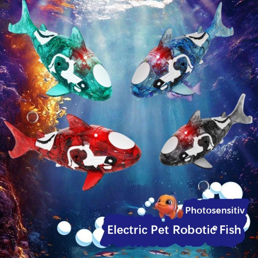 Aquarium Fish Shark - Nouveauté : Poisson Électrique en Plastique,
