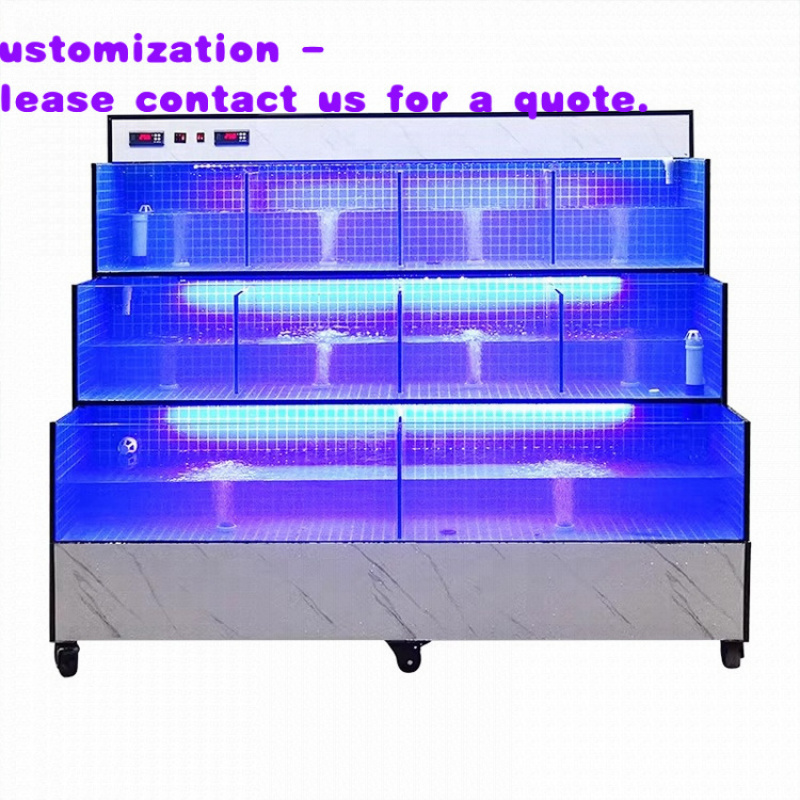 Aquarium Fish Restaurant - Aquarium en verre sur mesure pour