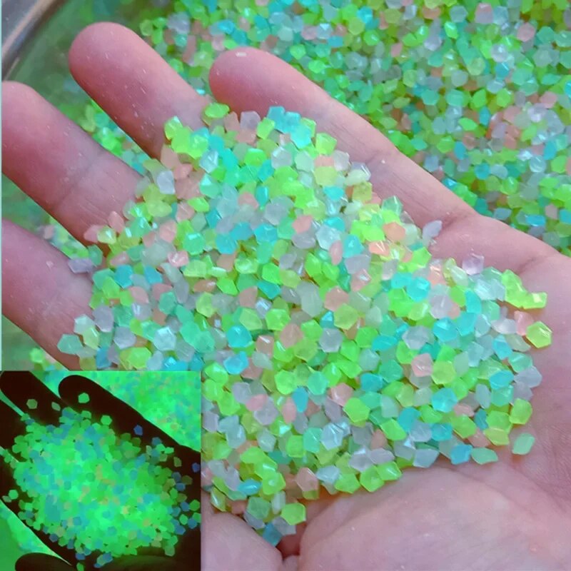 Aquarium Fish Store - 1000 pièces 3-5mm sable lumineux lueur