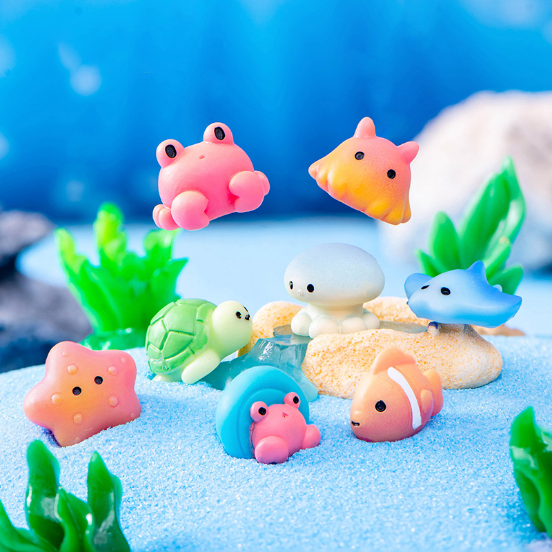 Aquarium Fish Dolphin - Ornements de paysage de figurine d'animal