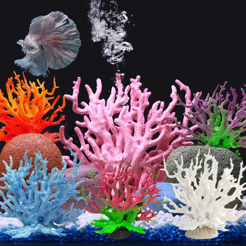 Aquarium Fish Colour - Simulation de corail d'aquarium, faux corail