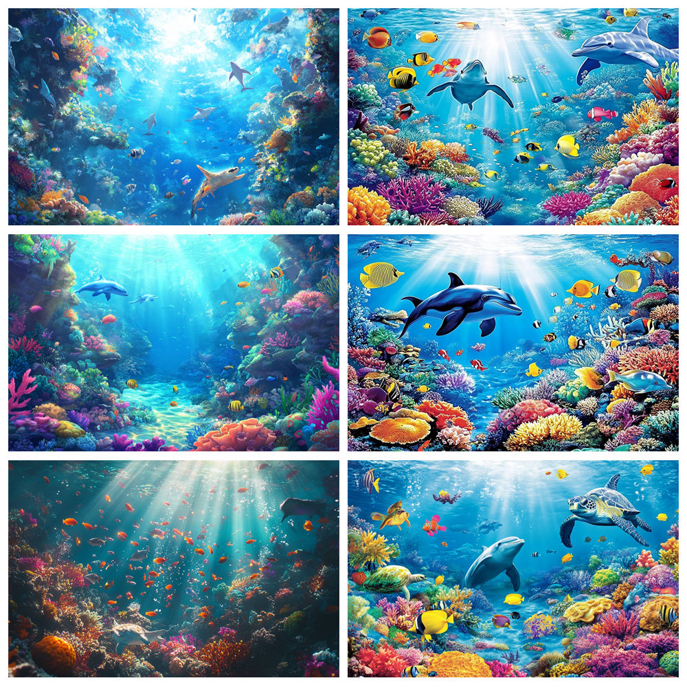 Fond du monde sous-marin pour  - Aquarium Fish Dolphin avis et prix