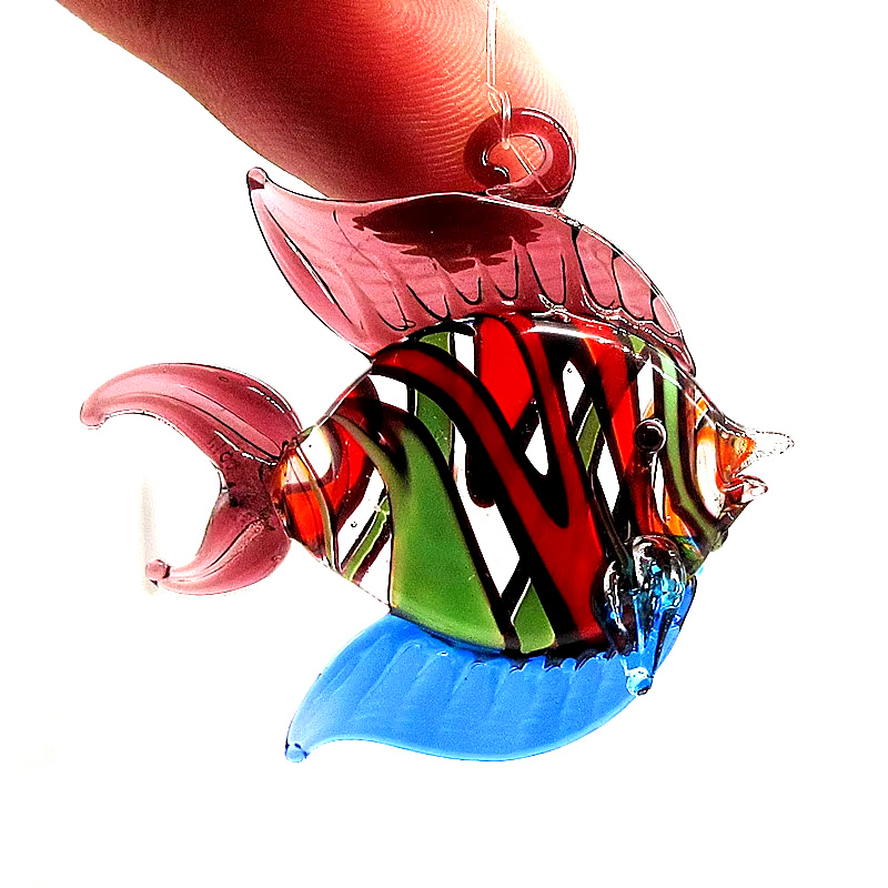 Pendentif en verre flottant po - Aquarium Fish Dolphin avis et prix