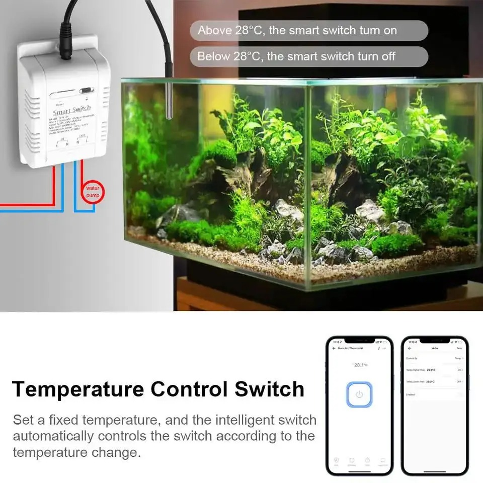 Tuya Wifi 16A/20A interrupteur - Aquarium Fish Store avis et prix