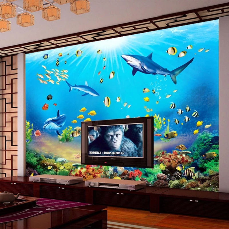 Papier peint personnalisé HD,  - Aquarium Fish Restaurant avis et prix