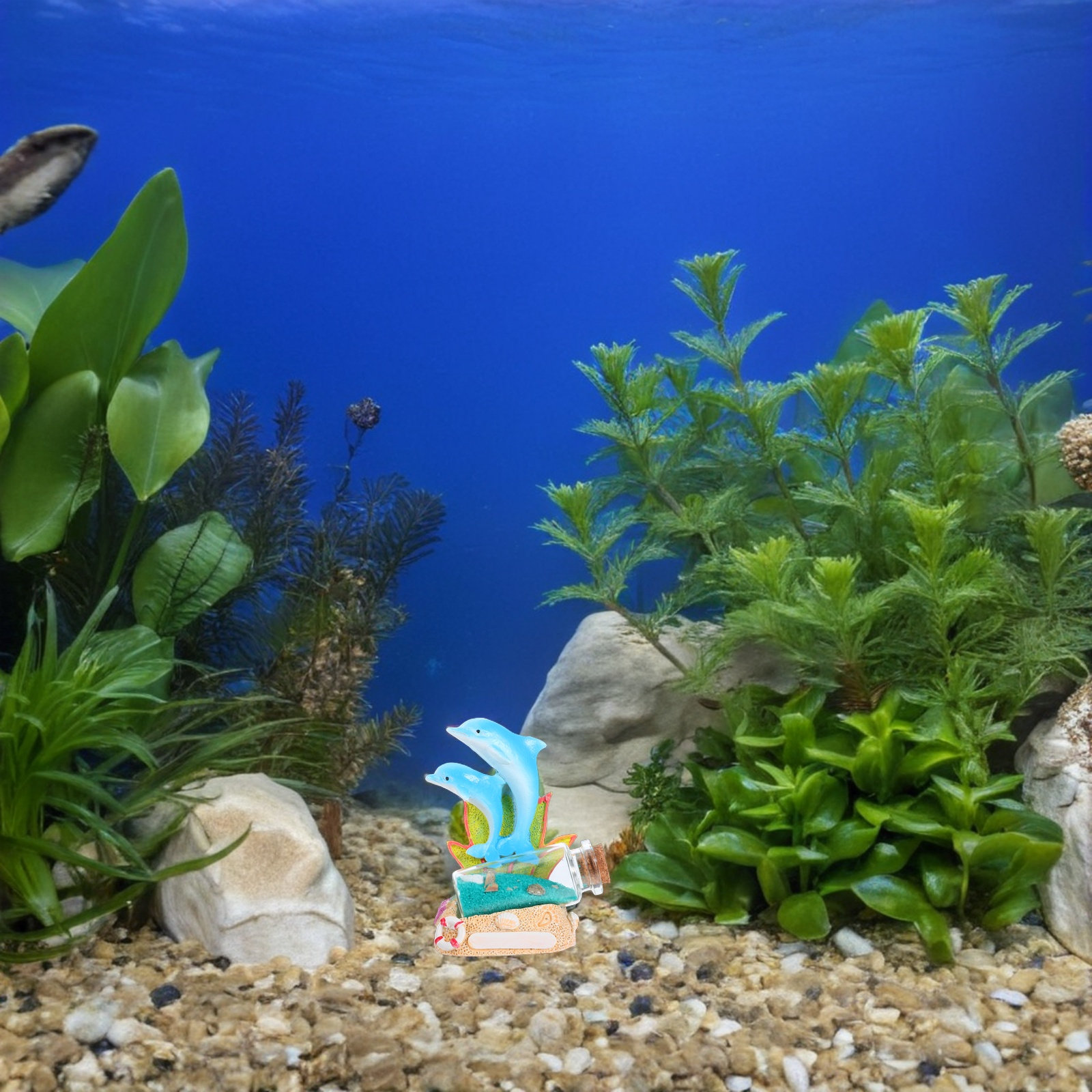 Sculpture de Dauphin, Bouteill - Aquarium Fish Dolphin avis et prix