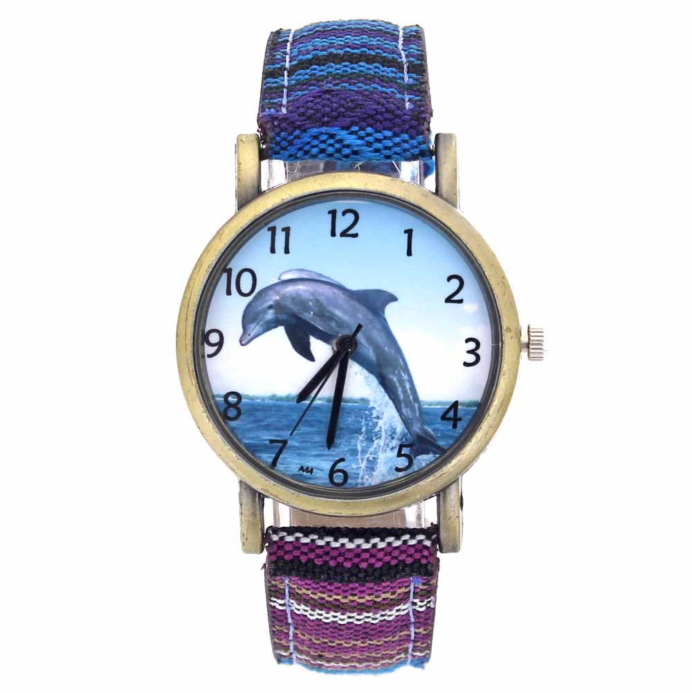 DolDave-Montre à quartz analog - Aquarium Fish Dolphin avis et prix