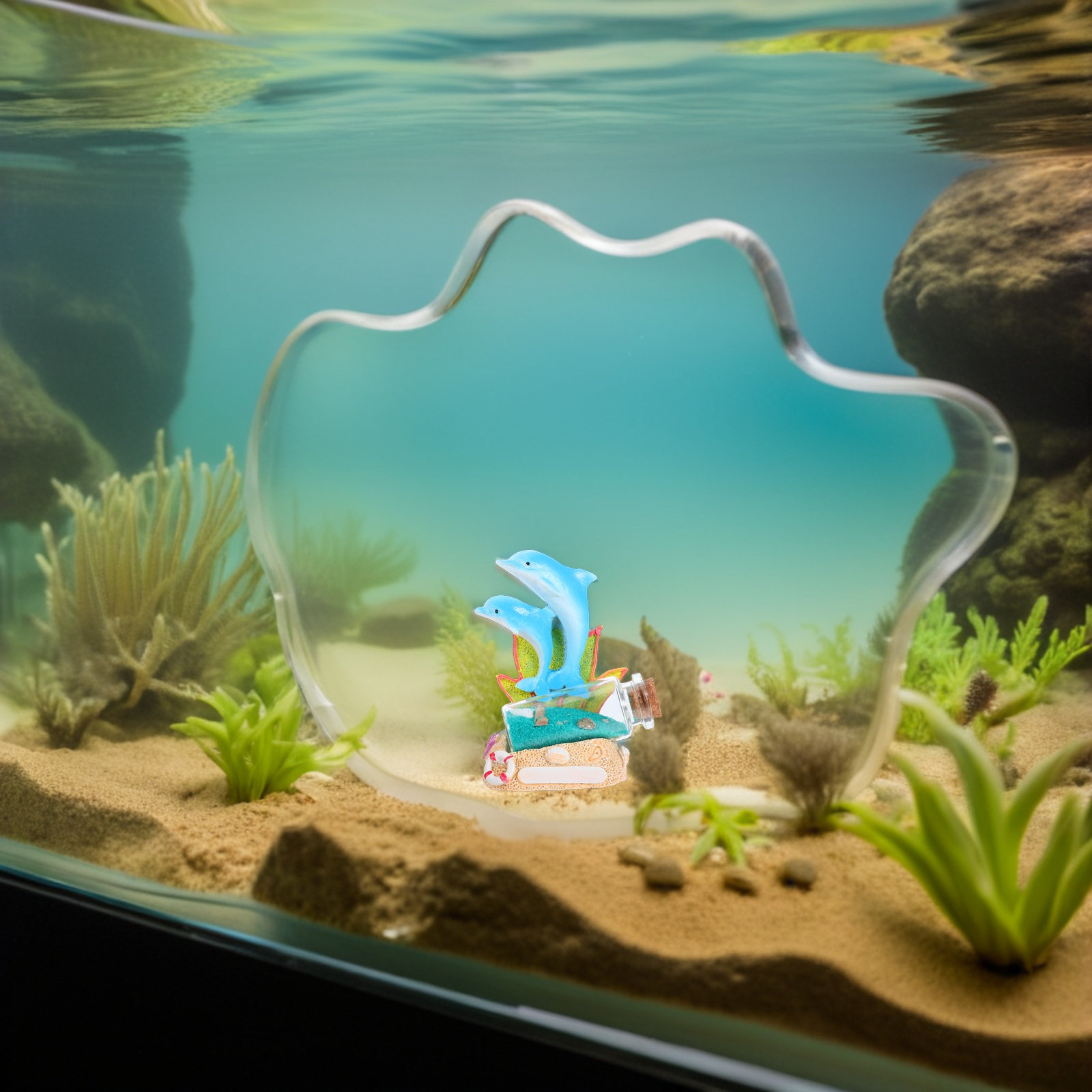 Bouteille à Message en Résine  - Aquarium Fish Dolphin avis et prix