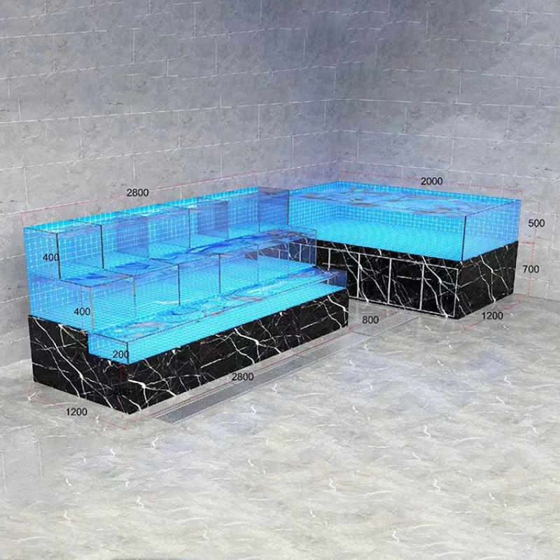 Aquarium commercial en verre s - Aquarium Fish Restaurant avis et prix