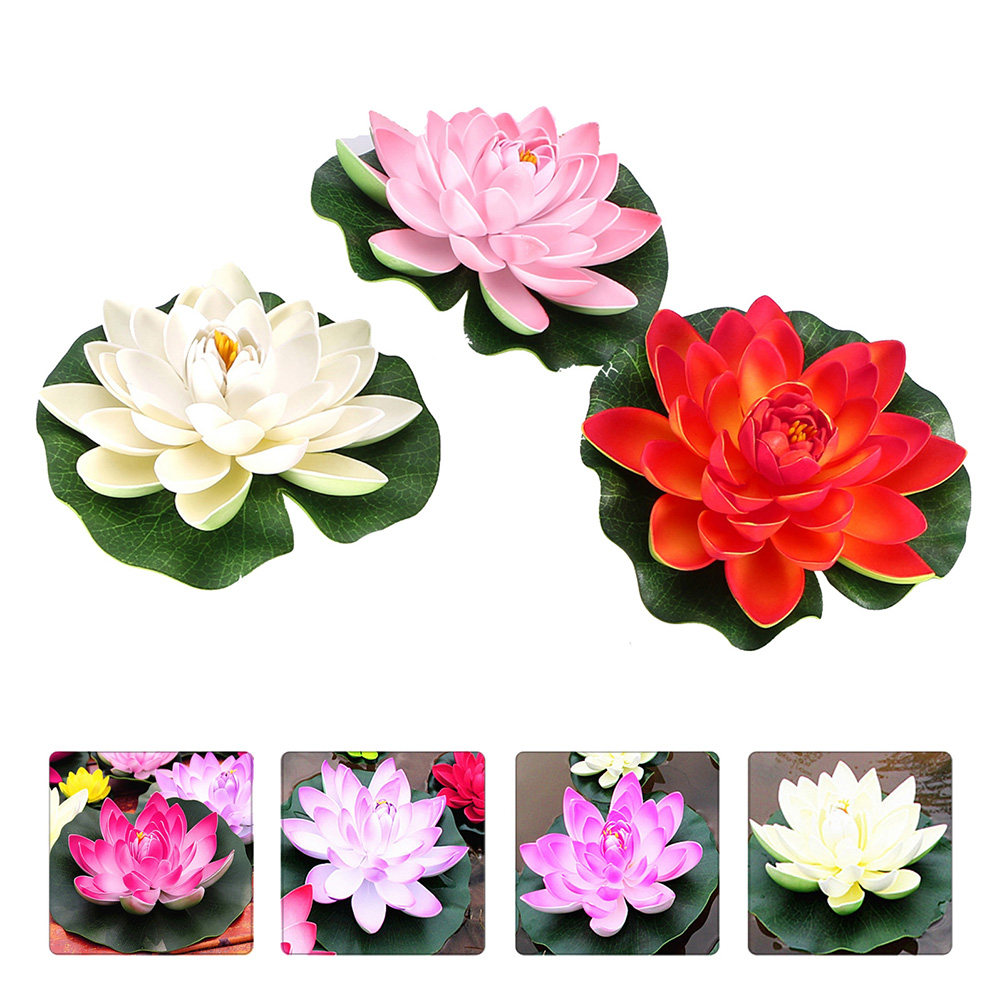 3 pièces de décoration de lotu - Aquarium Fish Restaurant avis et prix